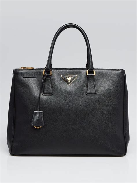 prada bn1786 black|PRADA Saffiano Lux Large Galleria Double Zip Tote Cobalto .